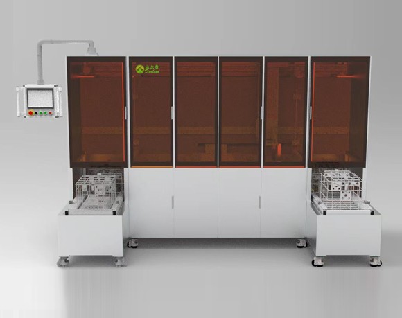 超声波篮筐自动清洗机-U型解决方案